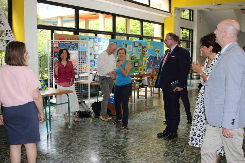 Visite de l’ambassadrice de France au Liban madame Anne Grillo au CPF (3)