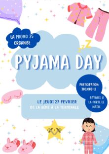 Pyjama Day - Activite de la Promo 25